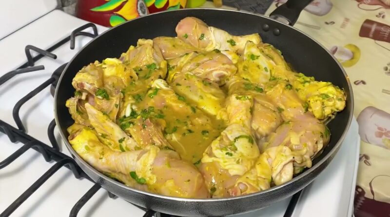 receta de encebollado de pollo