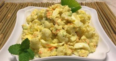 receta de ensalada de coliflor