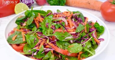 receta de ensalada de espinacas