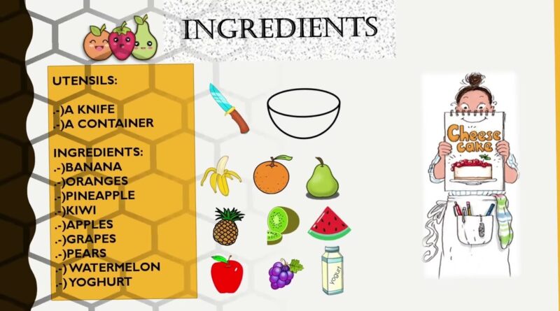 receta de ensalada en ingles