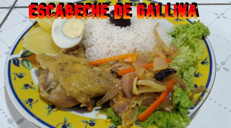 receta de escabeche de gallina