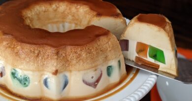 receta de flan con gelatina