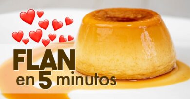 receta de flan en microondas