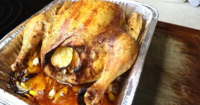receta de gallina al horno