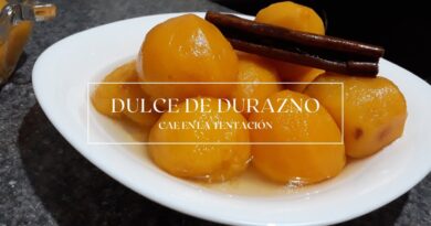 receta de guiso de durazno