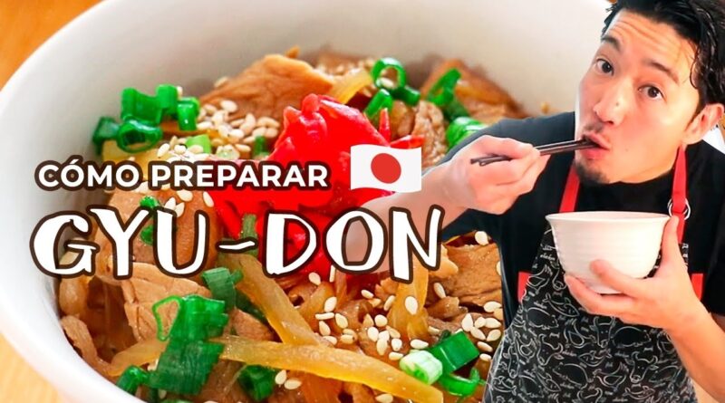 receta de gyudon