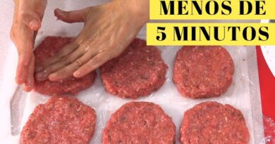 receta de hamburguesas de res