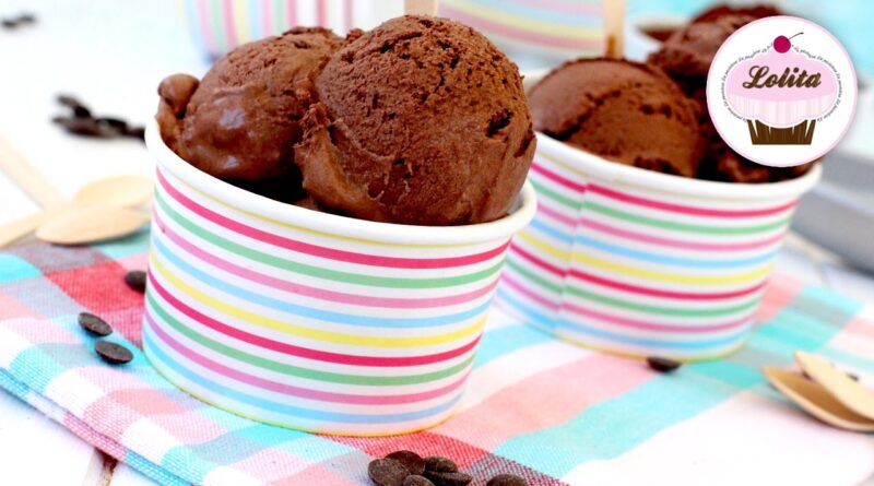 receta de helado de chocolate