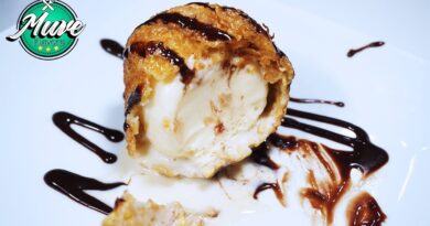 receta de helado frito