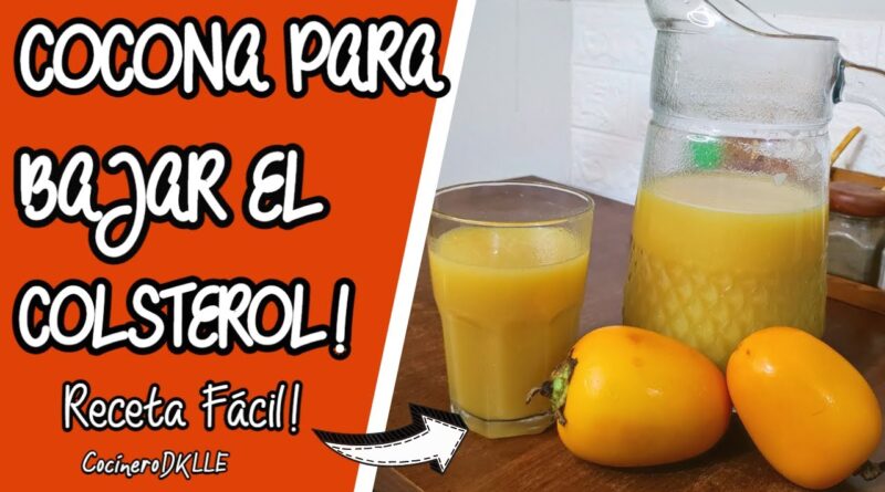 receta de jugo de cocona