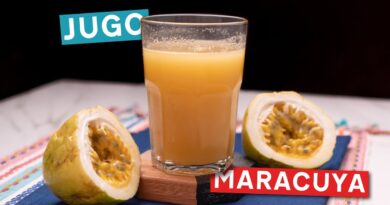 receta de jugo de maracuyá