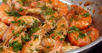 receta de langostinos fritos