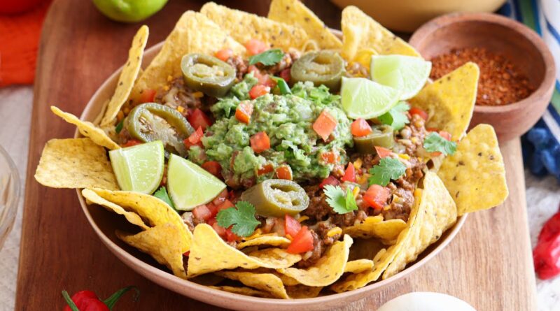 receta de los nachos