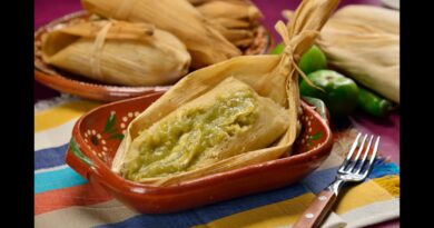 receta de los tamales verdes