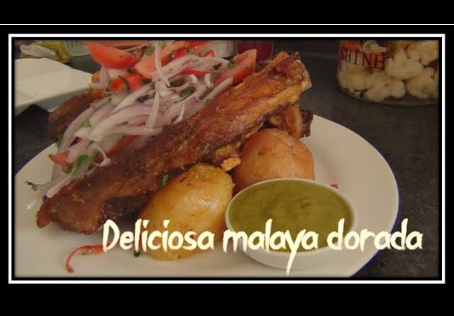 receta de malaya dorada arequipeña