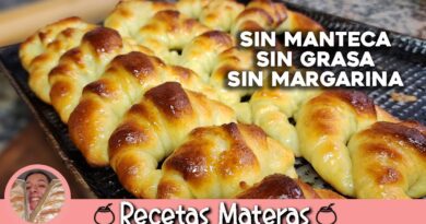 receta de medialunas sin manteca