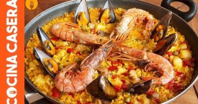 receta de paella española mixta