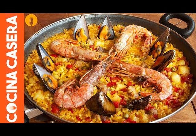 receta de paella española mixta