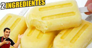 receta de paleta de mango