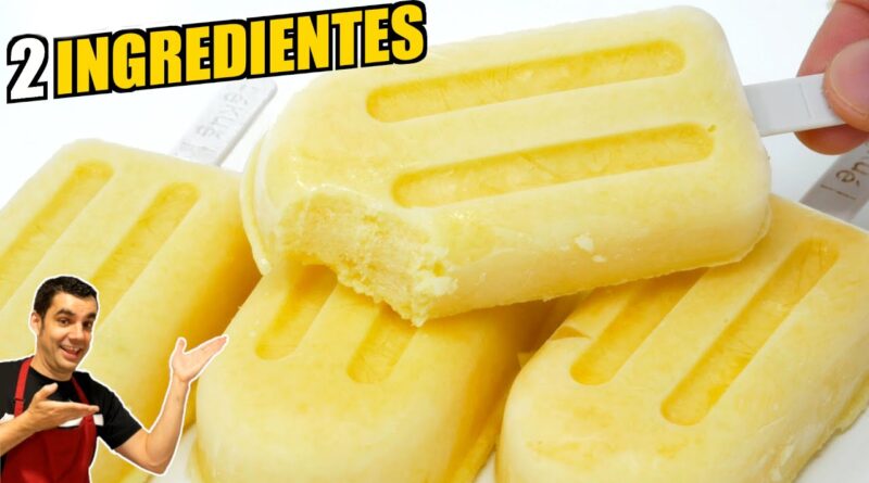 receta de paleta de mango