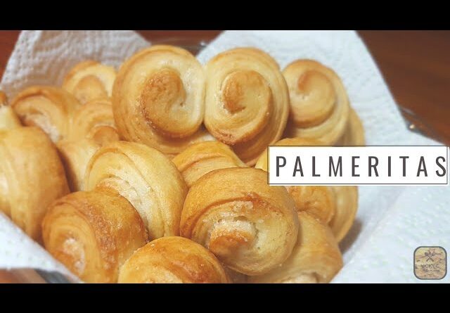 receta de palmeritas sin hojaldre