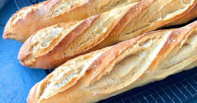 receta de pan baguette
