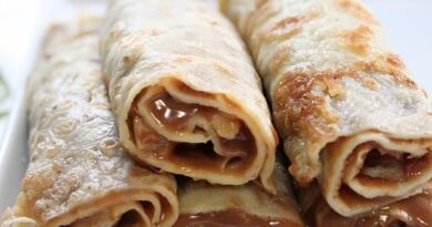 receta de panqueques con manjar