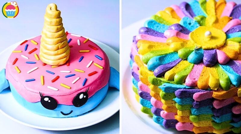 receta de pastel de unicornio