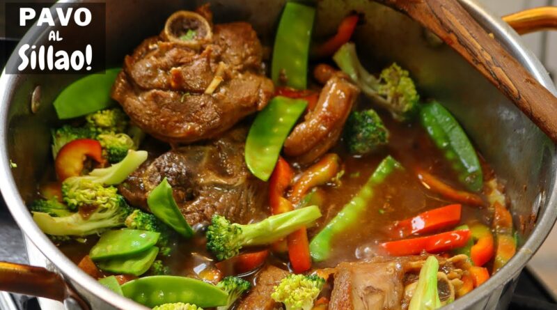 receta de pavita al sillao