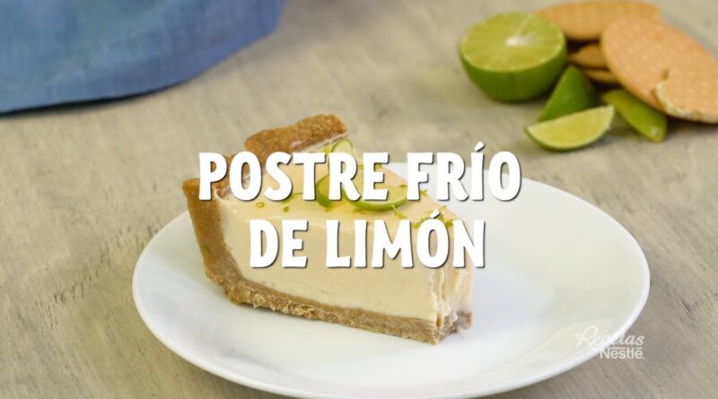 receta de pay de limon