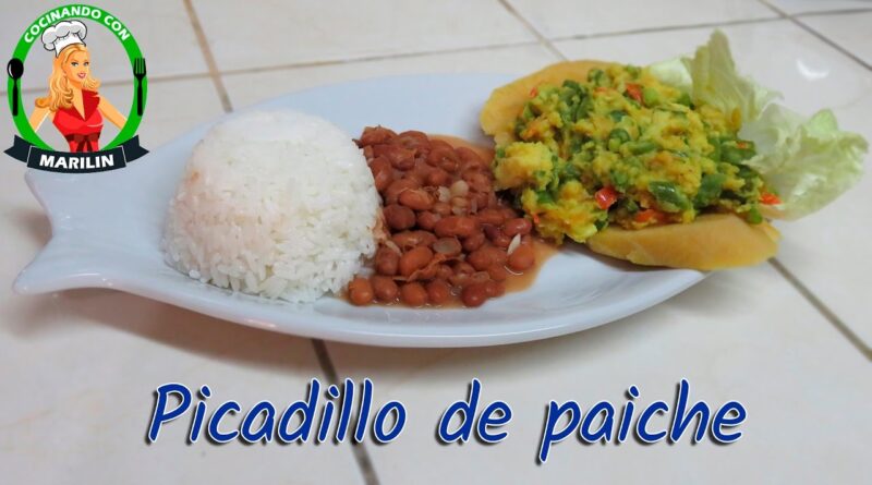 receta de picadillo de paiche