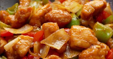 receta de pollo agridulce chino