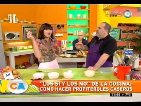 receta de profiteroles cocineros argentinos