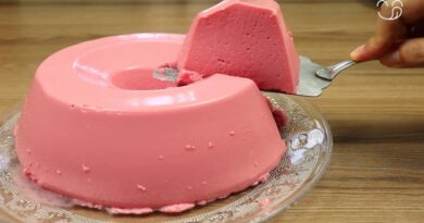 receta de pudin de fresa