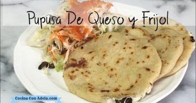 receta de pupusas de queso