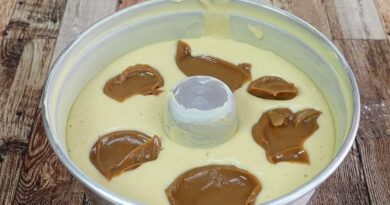 receta de queque con manjar