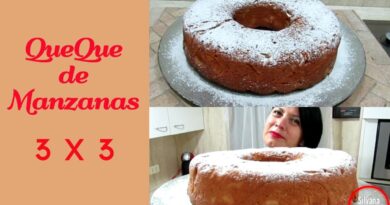 receta de queque de manzana