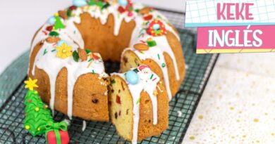 receta de queque ingles navideño