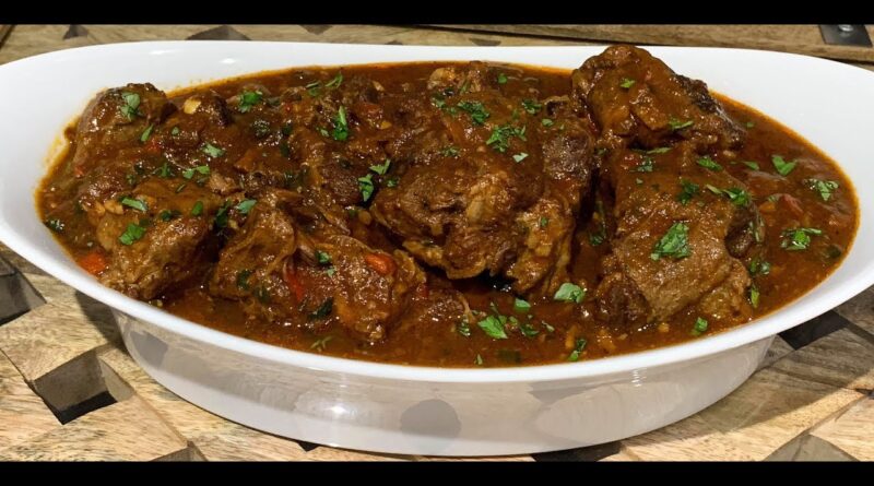 receta de rabo encendido