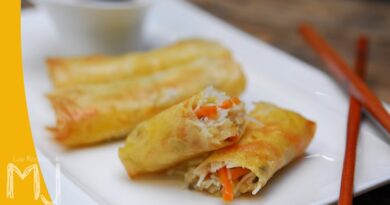 receta de rollitos primavera
