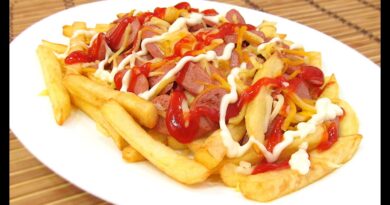 receta de salchipapas