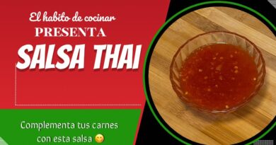 receta de salsa thai