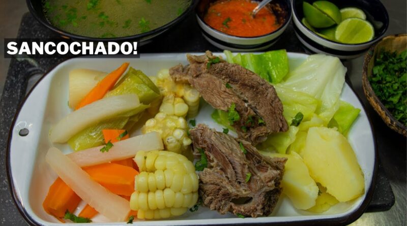 receta de sancochado de carne