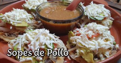 receta de sopes de pollo