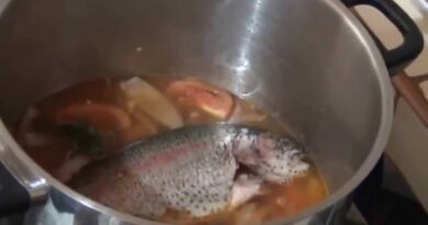 receta de sudado de trucha