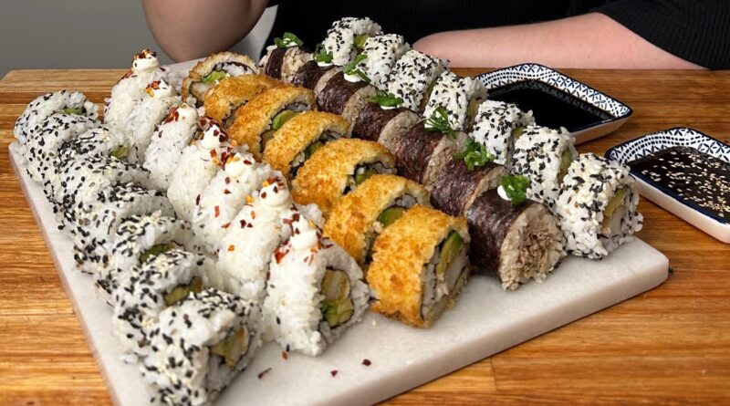 receta de sushi de pollo