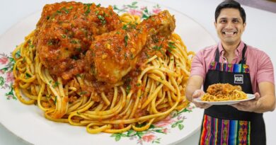 receta de tallarin con pollo