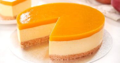 receta de tarta de mango