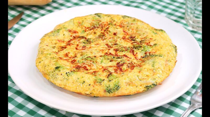 receta de tortilla de brocoli