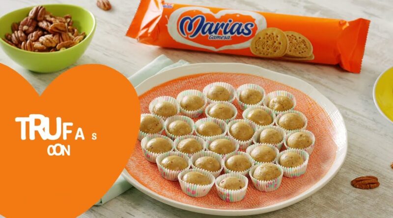 receta de trufas de galletas